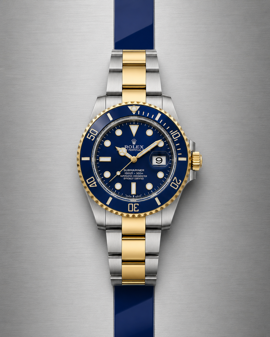 ChatGPT Image 25 черв. 2026 р., 16_54_07 Rolex Submariner Date Steel & Yellow Gold 18K Blue Dial — изображение 1